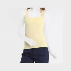 تاپ حلقه ای زنانه Collezione مدل SORKER رنگ لیمویی