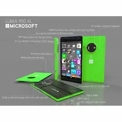 گوشی موبایل مایکروسافت مدل Lumia 950 XL