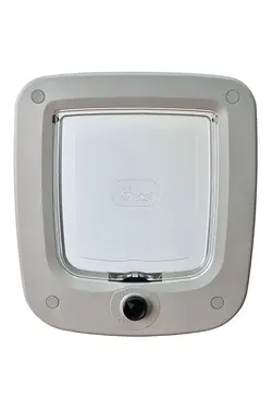 درب تردد سگ و گربه رنگ طوسی برند petsi