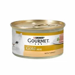 کنسرو گربه گورمت گلد پته با طعم بوقلمون ا Gourmet Gold Pate With Turkey