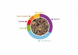 غذای مرغ مینا و چکاوک و بلبل برند padovan