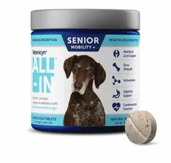 غذای مکمل مخصوص سگ های مسن برند Vetericyn ALL-IN Dog