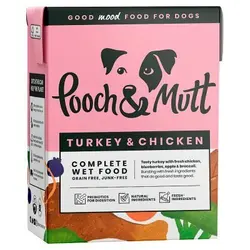 غذای مکمل پوچ مخصوص سگ با طعم مرغ و بوقلمون برند Pooch & Mutt