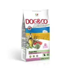 غذای خشک توله سگ طعم مرغ و برنج DOG&CO WELLNESS برند آدراگنا adragna