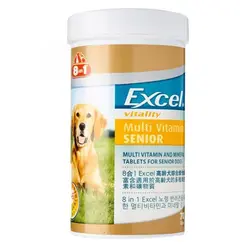 قرص مولتی ویتامین سگهای مسن برند اکسل Excel Multi vitamin