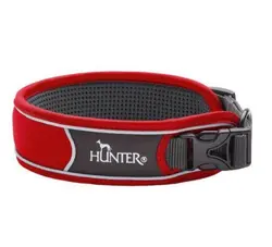 قلاده گردنی مخصوص سگ رنگ قرمز-طوسی برند Hunter