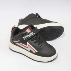 کفش اسپرت دخترانه و پسرانه سایز 31 تا 36 زیره نرم و راحت و سبک رنگ مشکی