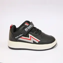 کفش اسپرت دخترانه و پسرانه سایز 31 تا 36 زیره نرم و راحت و سبک رنگ مشکی