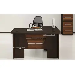 میز کارمندی ال دار کد 130 - فضاسیستم