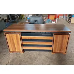 میز مدیریتی طرح چوب کد 143 برند فضاسیستم - فضاسیستم