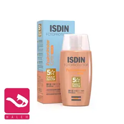کرم ضد آفتاب فیوژن واتر رنگی مدیوم ایزدین Isdin | هاله اسپارکل
