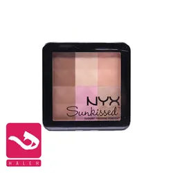 پالت 6 رنگ موزائیکی نیکس sunkissed | هاله اسپارکل
