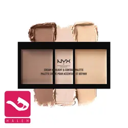 پالت کانتور و هایلایتر کرمی نیکس | هاله اسپارکل