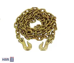 زنجیر قلاب کج طلایی چینی 3 متری - هایلیفت