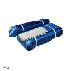 تسمه حمل بار کره ای برند Korea اصل ظرفیت 8 تن و عرض 20 سانتی متر رنگ آبی - هایلیفت