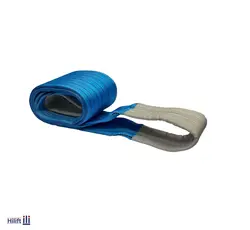 تسمه حمل بار کره ای برند Korea اصل ظرفیت 8 تن و عرض 20 سانتی متر رنگ آبی - هایلیفت