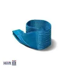 تسمه حمل بار کره ای برند Korea اصل ظرفیت 8 تن و عرض 20 سانتی متر رنگ آبی - هایلیفت