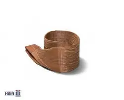 تسمه حمل بار کره ای برند Korea اصل ظرفیت 6 تن و عرض 15 سانتی متر رنگ قهوه ای - هایلیفت