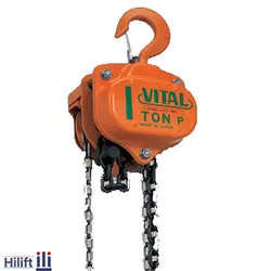 جرثقیل دستی 20 تن با زنجیر 3 متری ویتال vital - هایلیفت