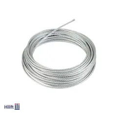 سیم بکسل نتاب (پوست ماری) چینی ساختار 7*35 IWRC تمام فولاد سایز 18mm - هایلیفت