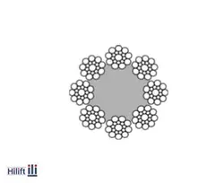 سیم بکسل GUSTAV WOLF مدل F819S-FC سایز 8mm - هایلیفت