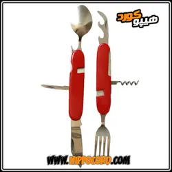 قاشق چنگال چندکاره سفری کد002