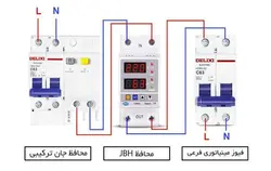 محافظ-مرکزی-برق-ساختمان-تکفاز-80 -آمپر-JBH-رله ای-مینیاتوری