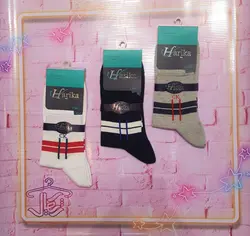 جوراب مردانه نیم ساق پنبه طرح CK