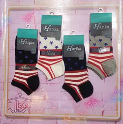 جوراب مردانه مچی پنبه طرح ستاره