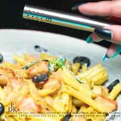 ست نمک پاش و ادویه پاش استیلedk