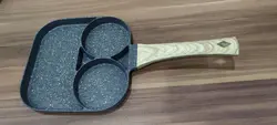 تابه پنکیک سه قسمتی صفحه چدن
