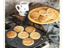 تابه پنکیک چدنی طرح دار