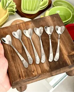 قاشق مرباخوری طرح قلبی