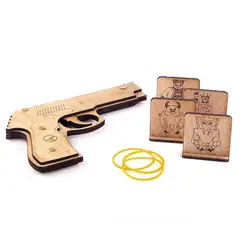 اسباب بازی تفنگ چوبی کش انداز