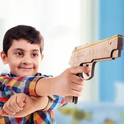 اسباب بازی تفنگ چوبی کش انداز