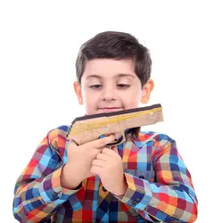 اسباب بازی تفنگ چوبی کش انداز