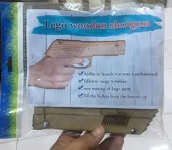 اسباب بازی تفنگ چوبی کش انداز