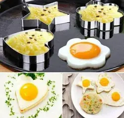 قالب شیرینی و تزیین میوه 8تایی استیل