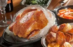 کیسه تنورک پخت مرغ و ماهی