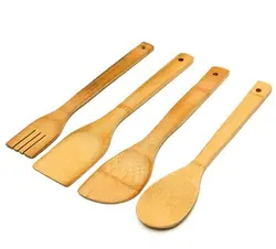 ست قاشق چوبی بامبو Bamboo Spoon