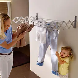 بند رخت دیواری تاشو مدل z-a48