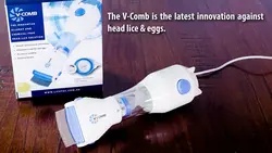 دستگاه شپشگیر برقی v-comb شپش گیر