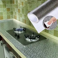 فویل کابینت رولی نقره ای