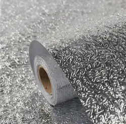 فویل کابینت رولی نقره ای