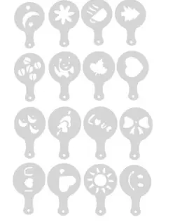 شابلون طراحی قهوه مدل gater