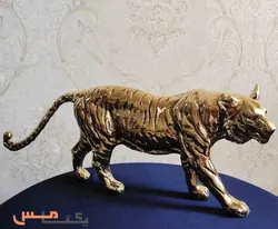 مجسمه ببر برنجی