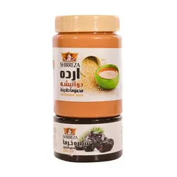 ارده دو آتیشه با شیره خرما شیررضا 850 گرمی - یزد استور