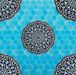 روسری سنتی یزد | طرح شمسه مسجد جامع کبیر یزد - یزد استور
