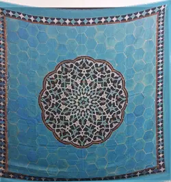 روسری سنتی یزد | طرح شمسه مسجد جامع کبیر یزد - یزد استور