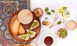 حلوا ارده با طعم شیره خرما شیررضا 3.5 کیلوگرم - یزد استور